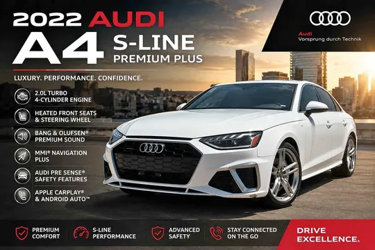 2022 Audi A4 2.0T Premium Sedan 4D