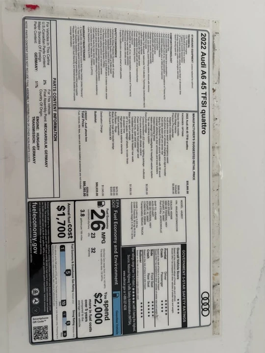 2022 Audi C8 A6 - Image 18 of 18