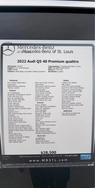 2022 Audi FY Q5 - Image 11 of 12