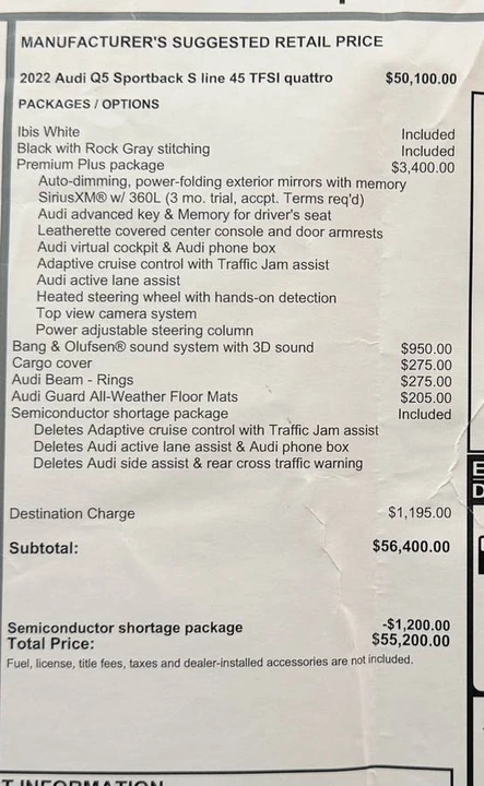 2022 Audi FY Q5 - Image 4 of 24