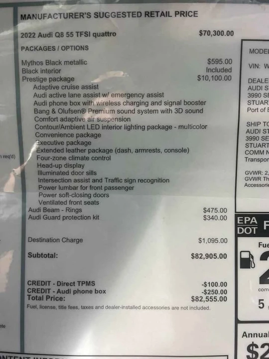 2022 Audi Q8 - Image 18 of 18