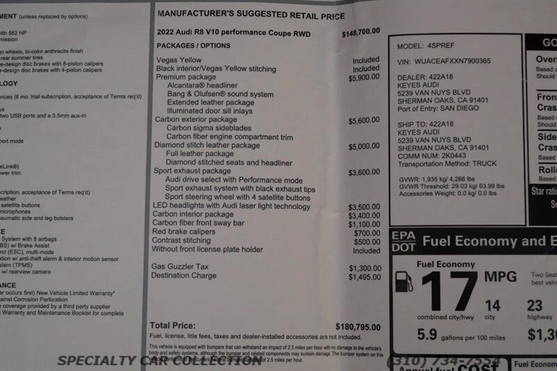 2022 Audi 4S R8 - Image 5 of 21