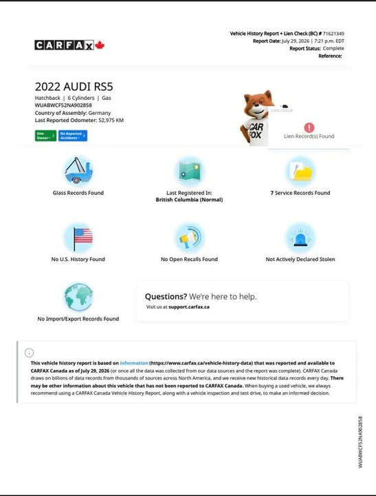 2022 Audi B9 RS5 - Image 16 of 16