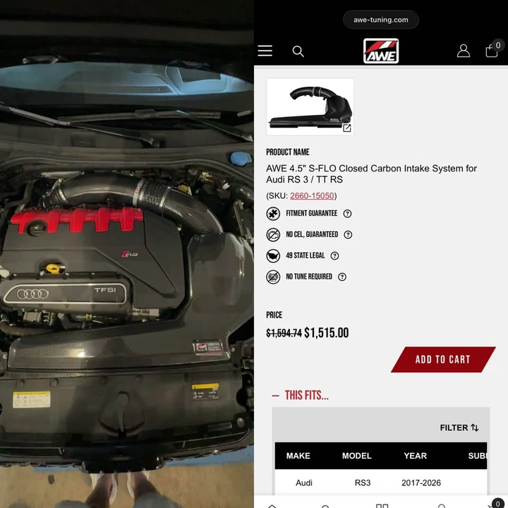 2022 Audi 8Y RS3 - Image 4 of 6
