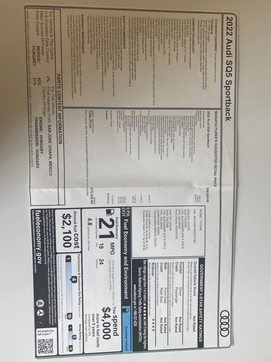 2022 Audi FY SQ5 - Image 4 of 18