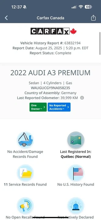 2022 Audi 8Y A3 - Image 9 of 9