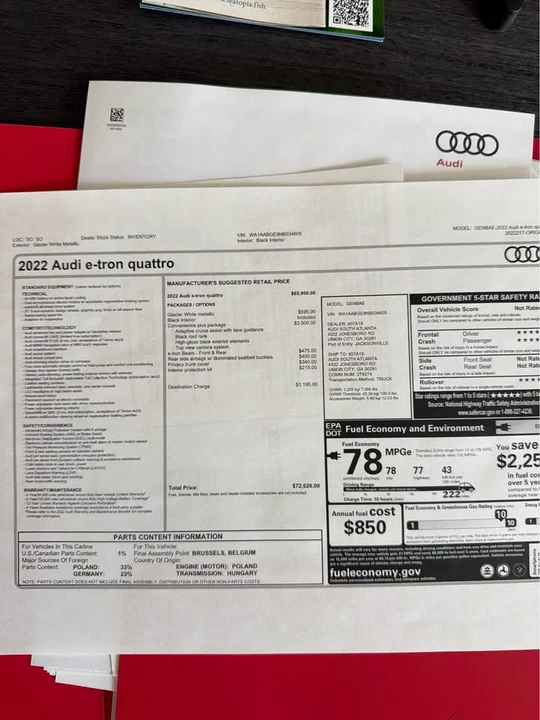 2022 Audi e-tron - Image 7 of 7
