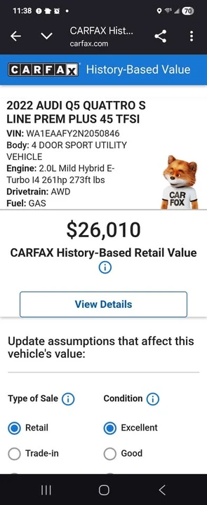 2022 Audi FY Q5 - Image 16 of 20