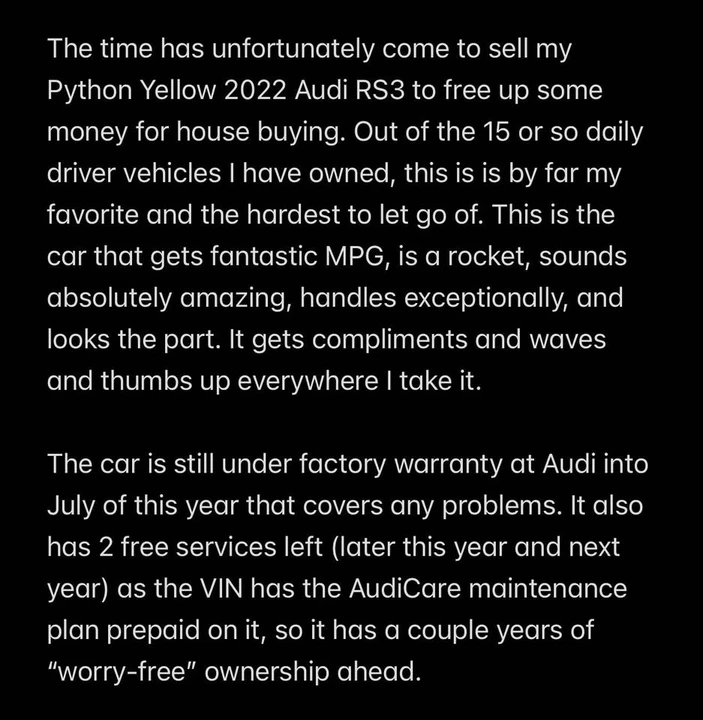 2022 Audi 8Y RS3 - Image 18 of 20