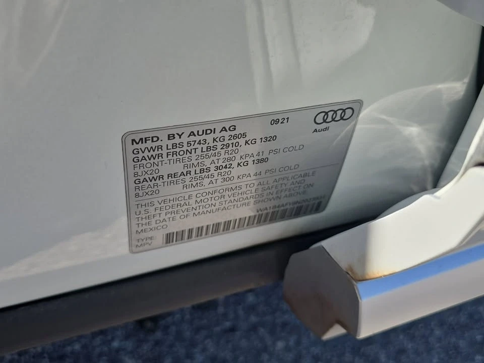2022 Audi FY SQ5 - Image 17 of 18
