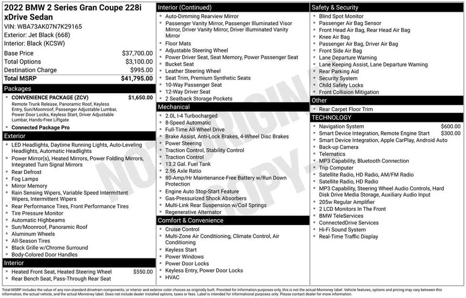 2022 BMW G42 2 Series - Image 3 of 7
