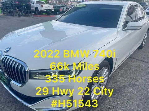 2022 BMW 7 Series 740i Sedan 4D