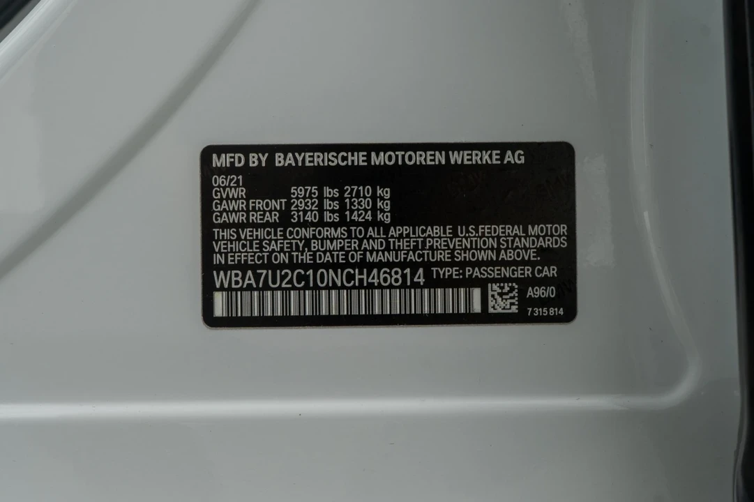 2022 BMW Alpina B7 - Image 21 of 21