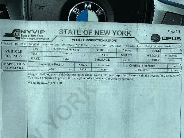 2022 BMW G42 M240i - Image 20 of 21