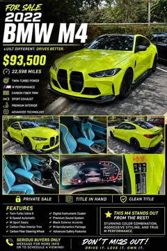 2022 BMW M4 Competition xDrive Coupe 2D