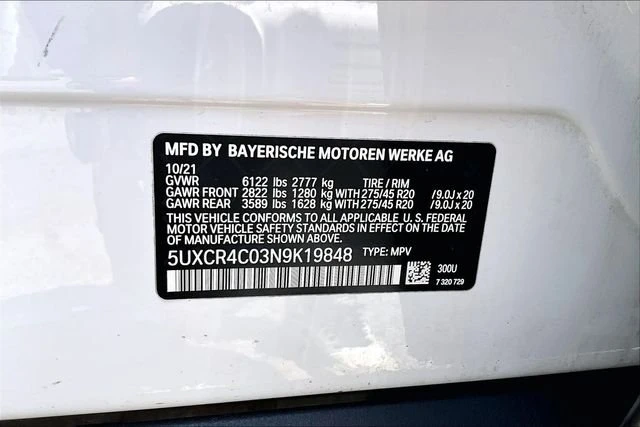 2022 BMW G05 X5 - Image 19 of 20