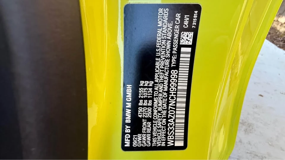 2022 BMW G82/G83 M4 - Image 14 of 20