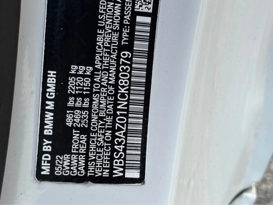 2022 BMW G82/G83 M4 - Image 16 of 19