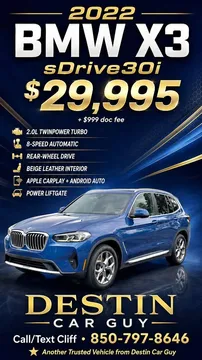 2022 BMW X3 sDrive30i