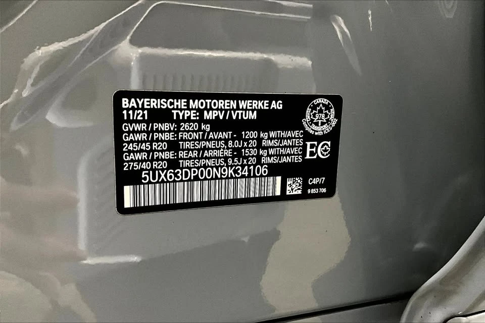2022 BMW G01 X3 - Image 20 of 20