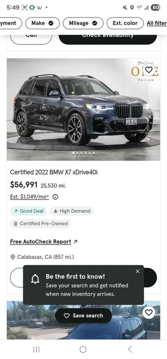 2022 BMW G07 X7 - Image 15 of 17