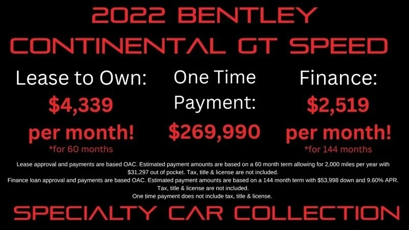 2022 Bentley Continental GT Speed 3rd Gen - Image 3 of 21