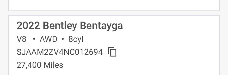 2022 Bentley Bentayga - Image 9 of 9