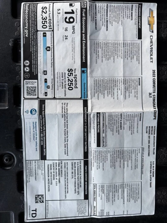 2022 Chevrolet Corvette C8 - Image 22 of 22