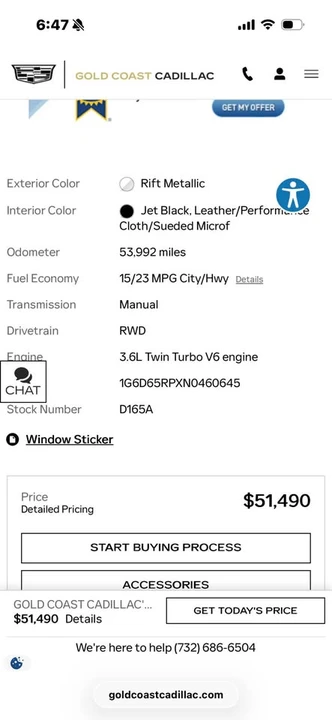 2022 Cadillac CT4-V Blackwing - Image 10 of 10
