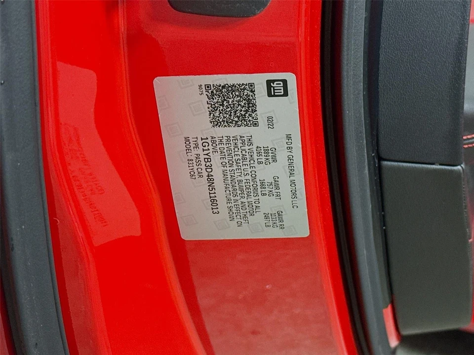 2022 Chevrolet Corvette C8 - Image 15 of 15