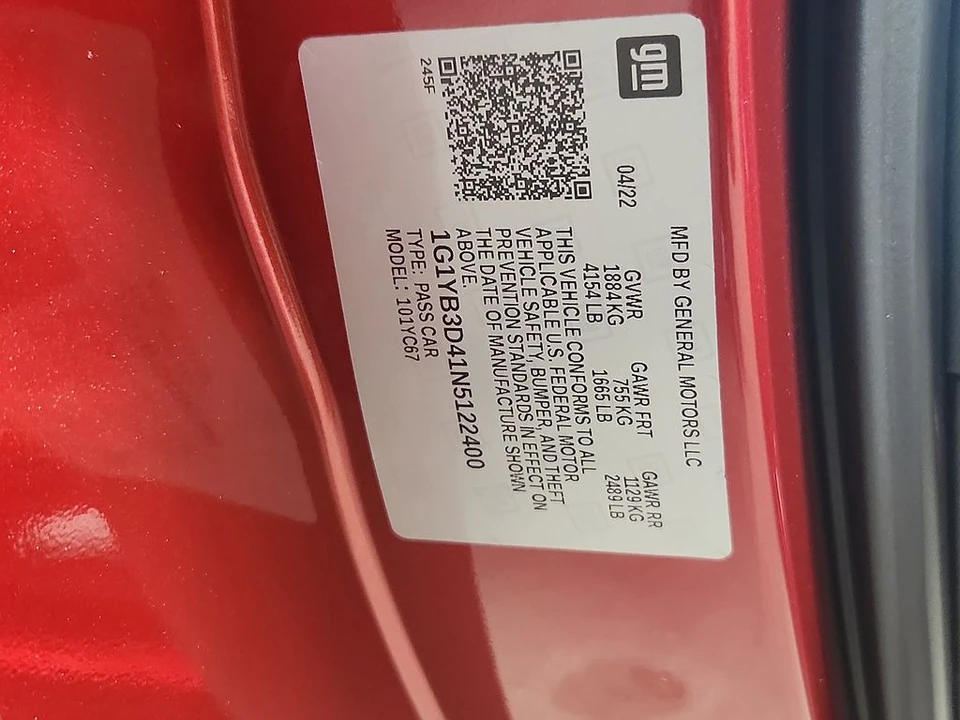 2022 Chevrolet Corvette - Image 27 of 31