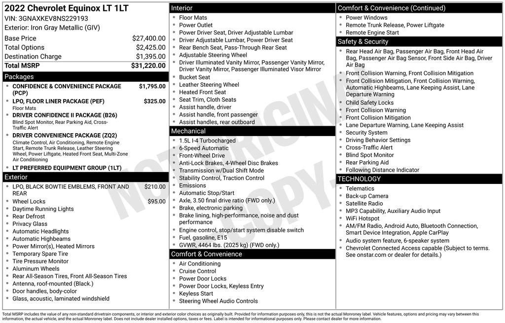 2022 Chevrolet Equinox - Image 27 of 27