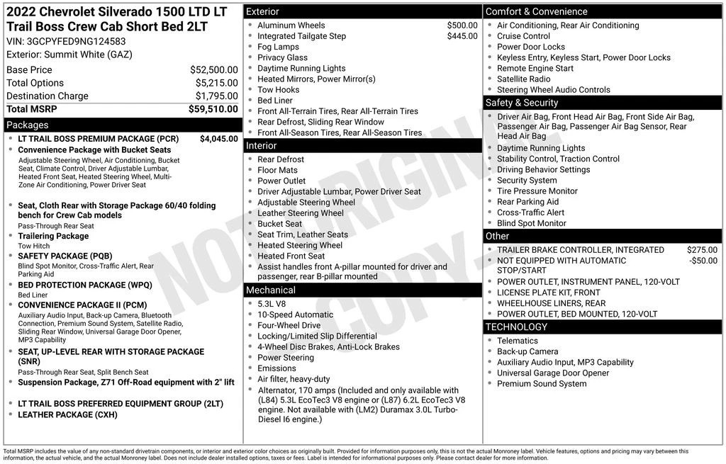 2022 Chevrolet Silverado 4th Gen - Image 4 of 31