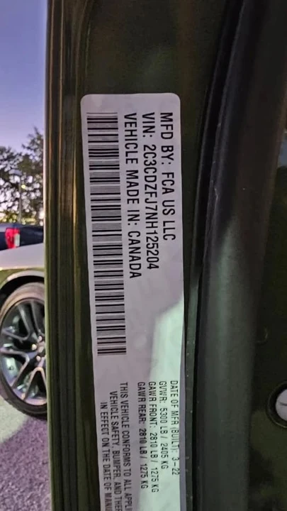 2022 Dodge Challenger SRT8 & 392 3rd Gen - Image 17 of 19