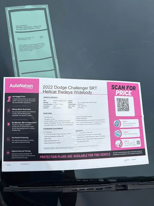 2022 Dodge Challenger SRT Hellcat 3rd Gen - Image 6 of 6