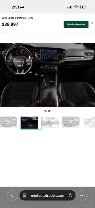 2022 Dodge Durango 3rd Gen - Image 2 of 16