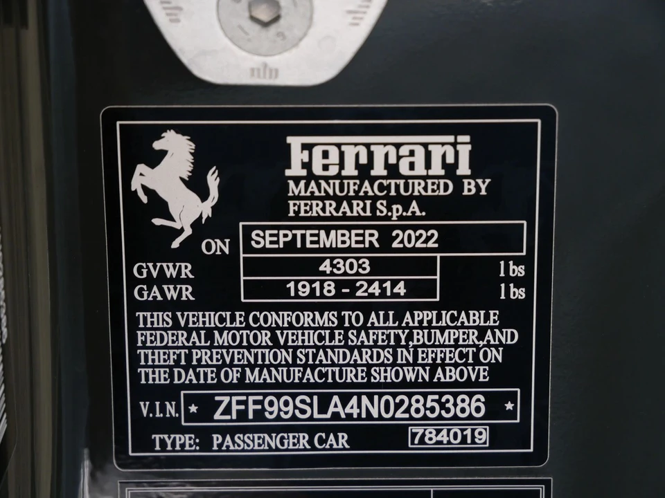 2022 Ferrari 296 GTB - Image 29 of 29