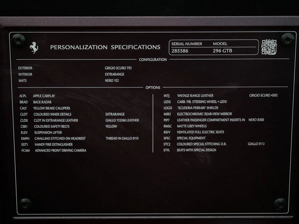 2022 Ferrari 296 GTB - Image 27 of 29