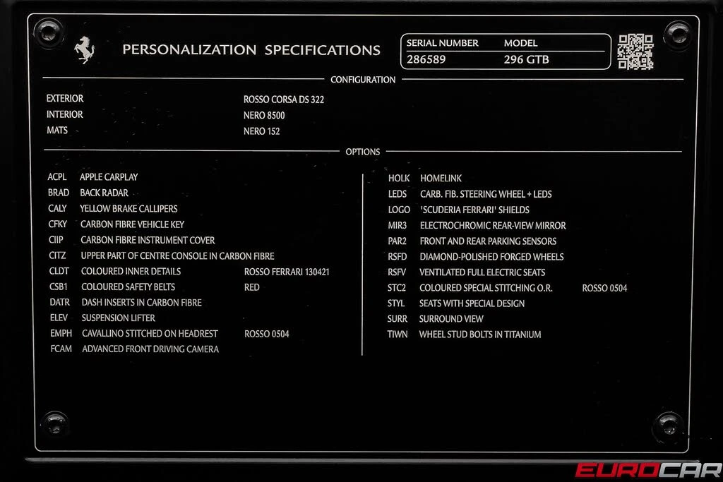 2022 Ferrari 296 GTB - Image 11 of 31
