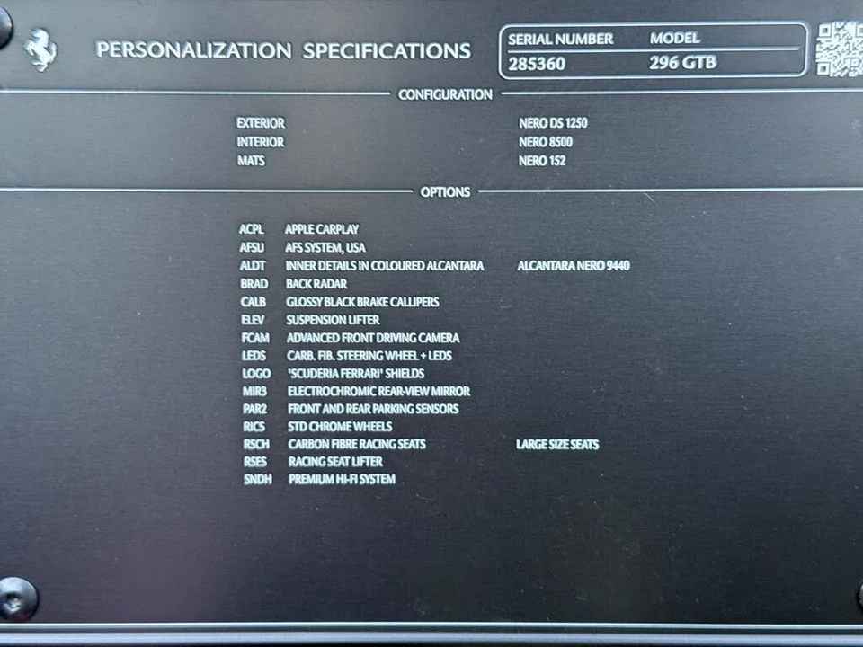 2022 Ferrari 296 GTB - Image 29 of 29