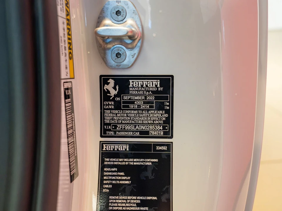 2022 Ferrari 296 GTB - Image 26 of 27