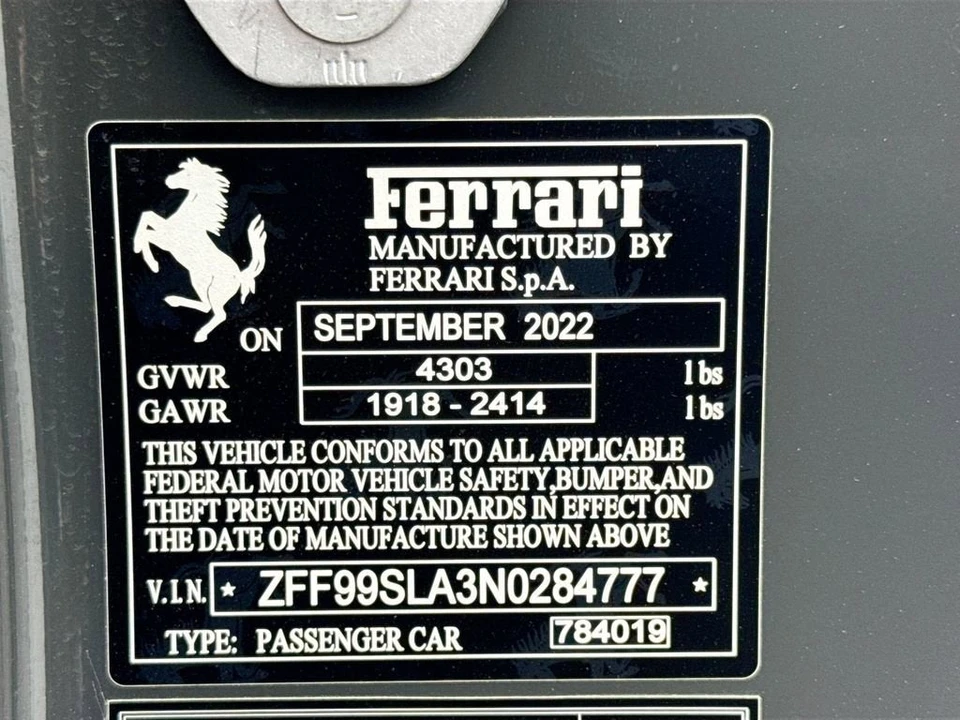 2022 Ferrari 296 GTB - Image 31 of 31