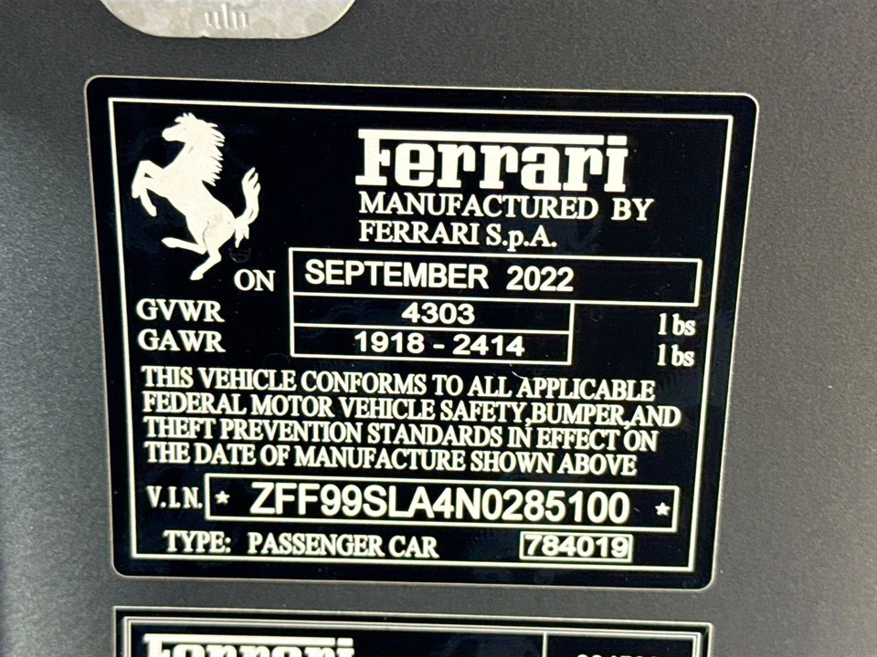 2022 Ferrari 296 GTB - Image 27 of 29
