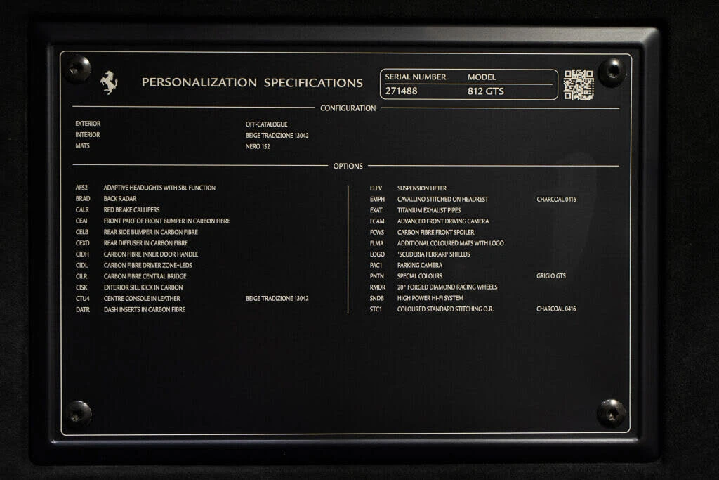2022 Ferrari 812 GTS - Image 31 of 31