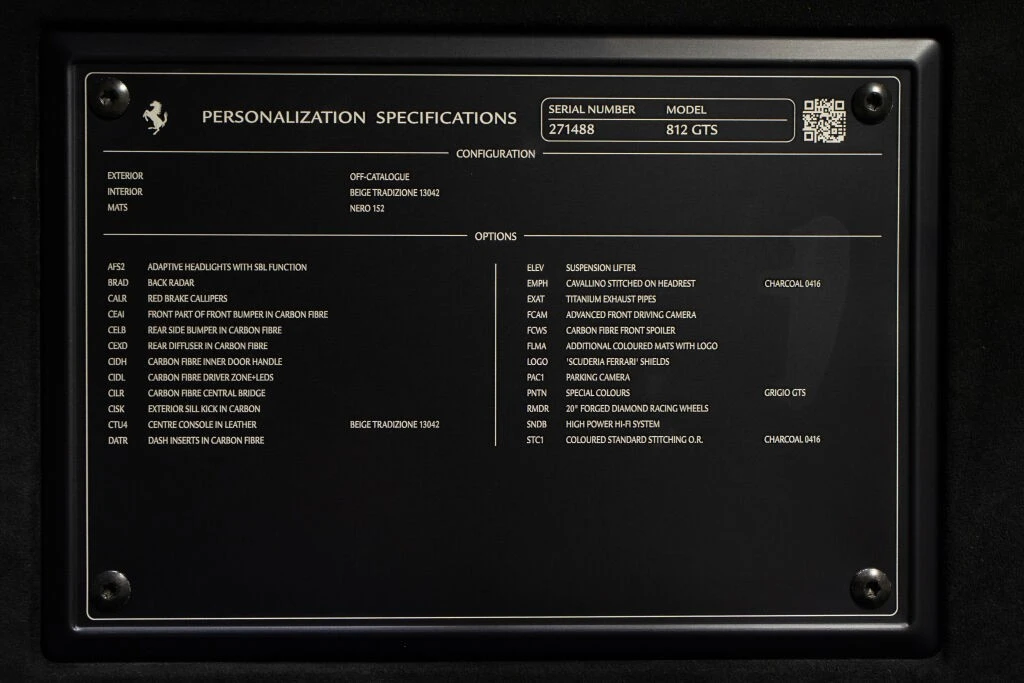 2022 Ferrari 812 GTS - Image 31 of 31