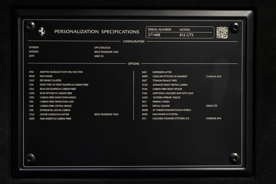 2022 Ferrari 812 GTS - Image 31 of 31