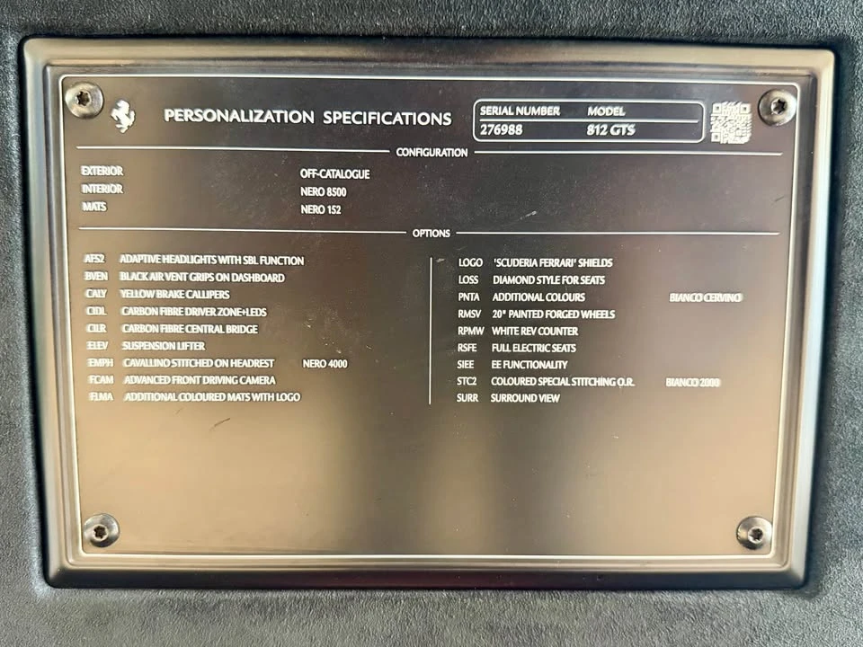 2022 Ferrari 812 GTS - Image 12 of 12