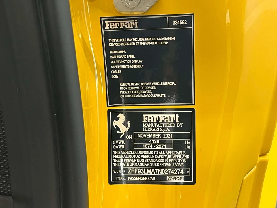 2022 Ferrari F8 Spider - Image 16 of 27