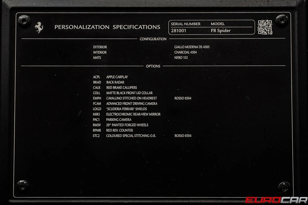 2022 Ferrari F8 Spider - Image 13 of 31
