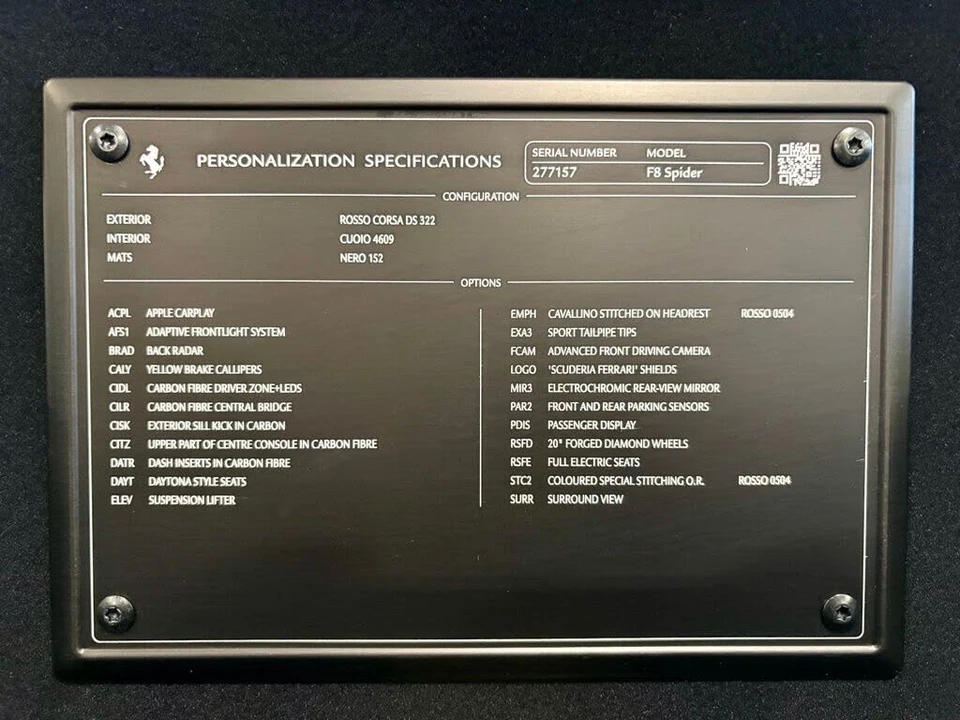 2022 Ferrari F8 Spider - Image 30 of 31
